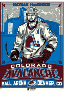 Colorado Avalanche 18x24 Nathan MacKinnon  Print Unframed Poster