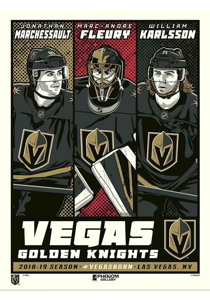 Vegas Golden Knights GRAY 18x24 Superstar Set Unframed Poster 1570232 — free download