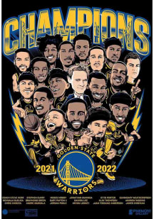 Golden State Warriors 2022 NBA Finals Champion Unframed Poster
