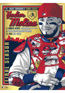 St Louis Cardinals Yadier Molina 18x24 Unframed Poster