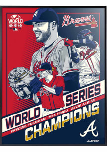Atlanta Braves 2021 World Series Champs Deluxe Framed Posters