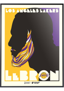 Los Angeles Lakers LeBron James Deluxe Framed Posters