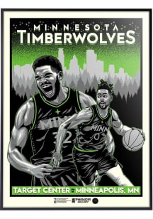 Minnesota Timberwolves City Edition Deluxe Framed Posters