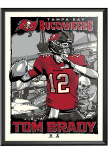 Tampa Bay Buccaneers Tom Brady Deluxe Framed Posters