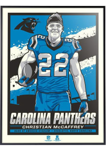 Carolina Panthers Christian McCaffrey 18x24 Deluxe Framed Posters