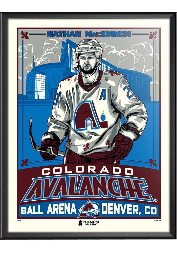Colorado Avalanche Nathan MacKinnon Deluxe Framed Posters