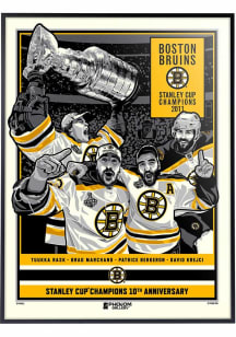 Boston Bruins 2011 Stanley Cup Champions 10th Anniversary Deluxe Framed Posters
