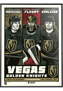 Vegas Golden Knights Superstar Set Deluxe Framed Posters