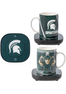 Green Michigan State Spartans 12oz Mug with Warmer Mug