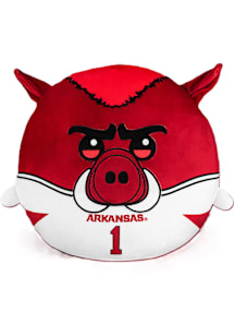 Arkansas Razorbacks 12 in Throw Pillow - Cardinal