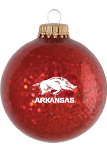 Arkansas Razorbacks Sparkle Ornament Ornament