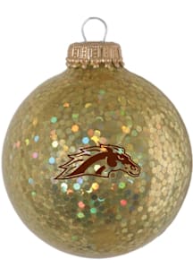 Western Michigan Broncos Sparkle Ornament - Gold