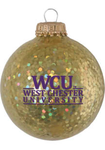 West Chester Golden Rams Sparkle Ornament