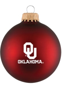 Oklahoma Sooners Matte Ornament