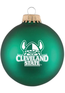 Cleveland State Vikings Matte Ornament