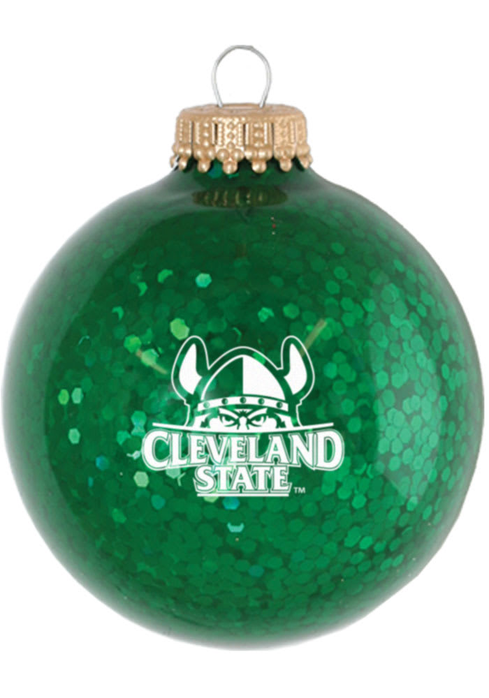 Cleveland State Vikings Sparkle Ornament