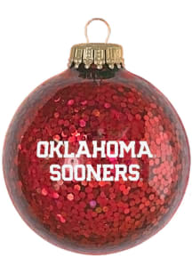 Oklahoma Sooners Sparkle Ornament