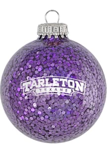 Tarleton State Texans Sparkle Purple Ornament
