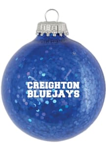 Creighton Bluejays Sparkle Blue Ornament