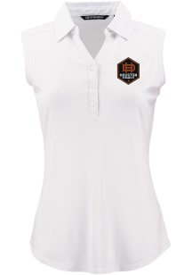 Cutter and Buck Houston Dynamo Womens White Forge Eco Polo Shirt