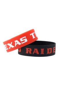 Texas Tech Red Raiders 2pk Bulky Bands Kids Bracelet