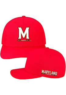 Back Nine Stretch Fit Maryland Terrapins Flex Hat - Red