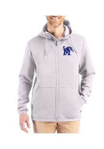 Cutter and Buck Memphis Tigers Mens Grey Epic Comfort Full Zip Light Weight Jacket