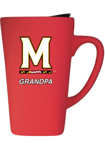 Red Maryland Terrapins 16oz Grandpa Soft Touch Ceramic Mug