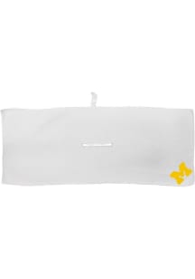 White Michigan Wolverines Microfiber 16x40 Golf Towel