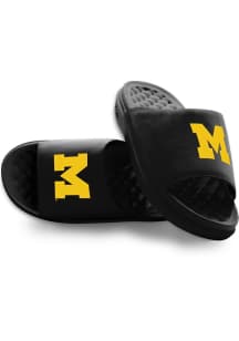 iSlide Motive Michigan Wolverines Mens Slides - Black