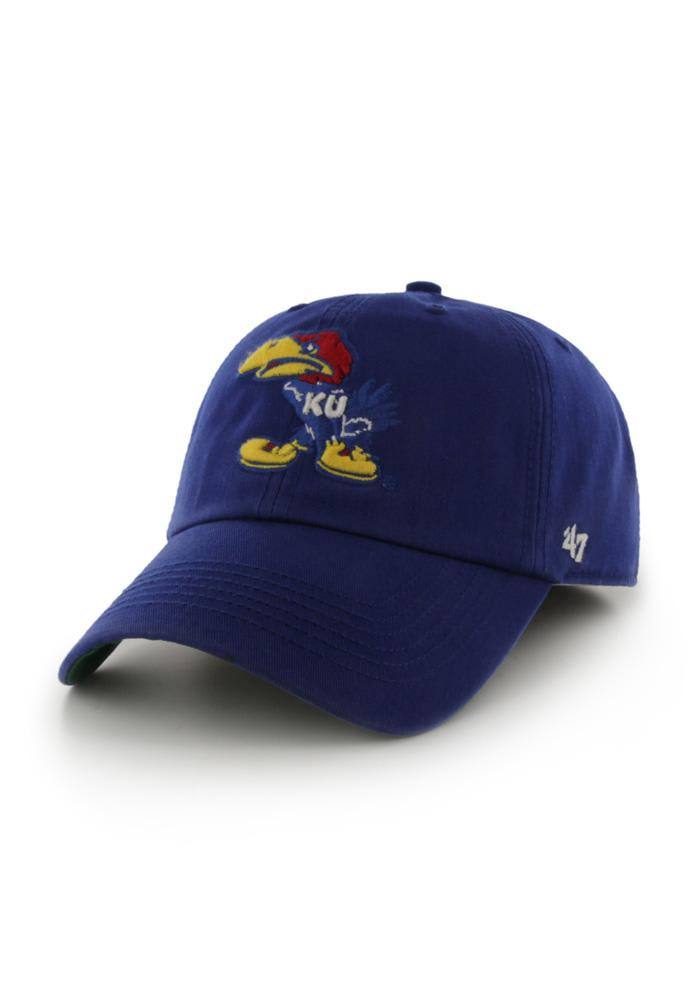 Kansas Jayhawks 1941 Retro 47 Franchise Blue 47 Fitted Hat