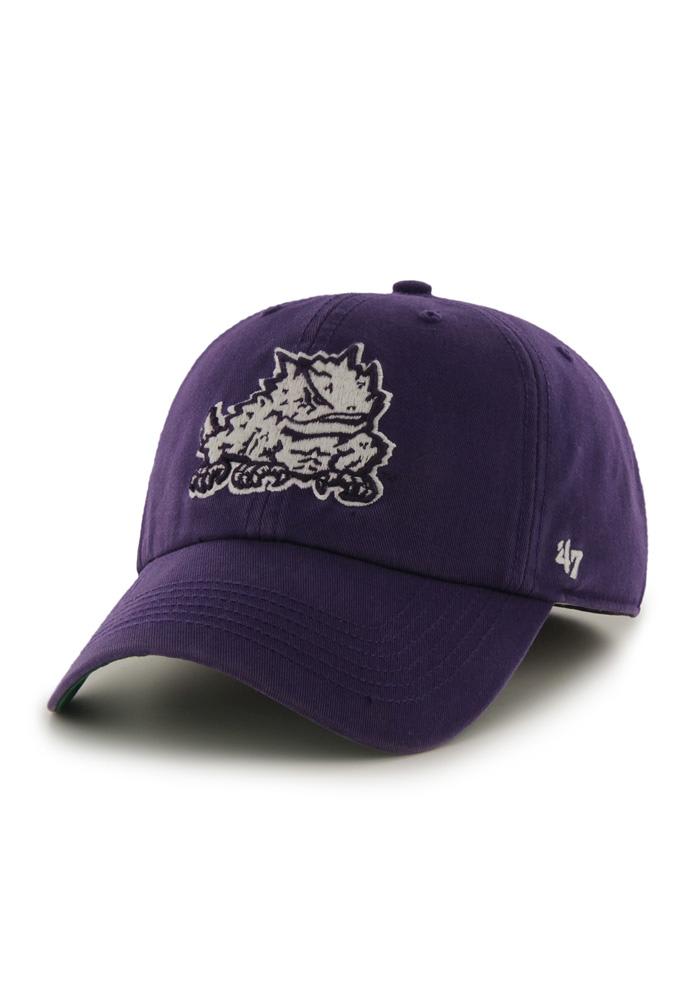 47 TCU Horned Frogs Mens Purple 47 Franchise Fitted Hat