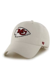 47 Kansas City Chiefs Clean Up Adjustable Hat - White