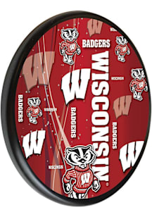 Wisconsin Badgers Printed Sign - Black