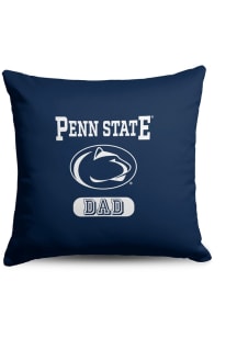 Navy Blue Nittany Lions Dad 18x18 Throw Pillow