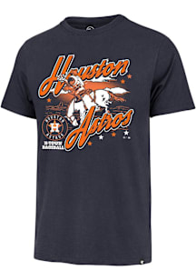 47 Houston Astros Navy Blue Wordmark Short Sleeve Fashion T Shirt