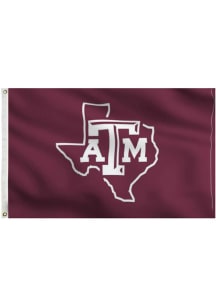 Texas A&amp;M Aggies 3x5 Maroon State Grommet Applique Flag