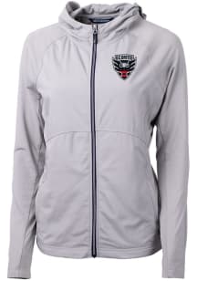 Cutter and Buck DC United Womens Grey Adapt Eco Light Weight Jacket