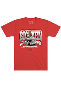 Homefield Ohio State Buckeyes Red Big Ten Football Championship Bound Short Sleeve T Shirt