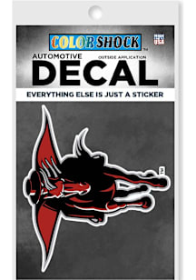 Texas Tech Red Raiders Mascot Auto Decal - Red