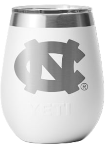 North Carolina Tar Heels 10oz YETI Stainless Steel Stemless - White