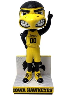 Yellow Iowa Hawkeyes 8in Basketball Jersey Collectible Bobblehead