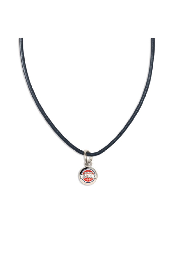 Detroit Pistons Logo Cord Womens Necklace