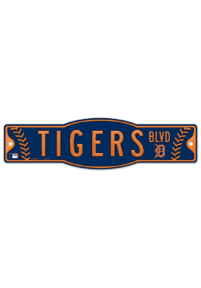 Detroit Tigers Blvd Street Sign