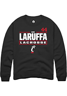 Ava LaRuffa Cincinnati Bearcats Mens Black NIL Stacked Box Player Crew