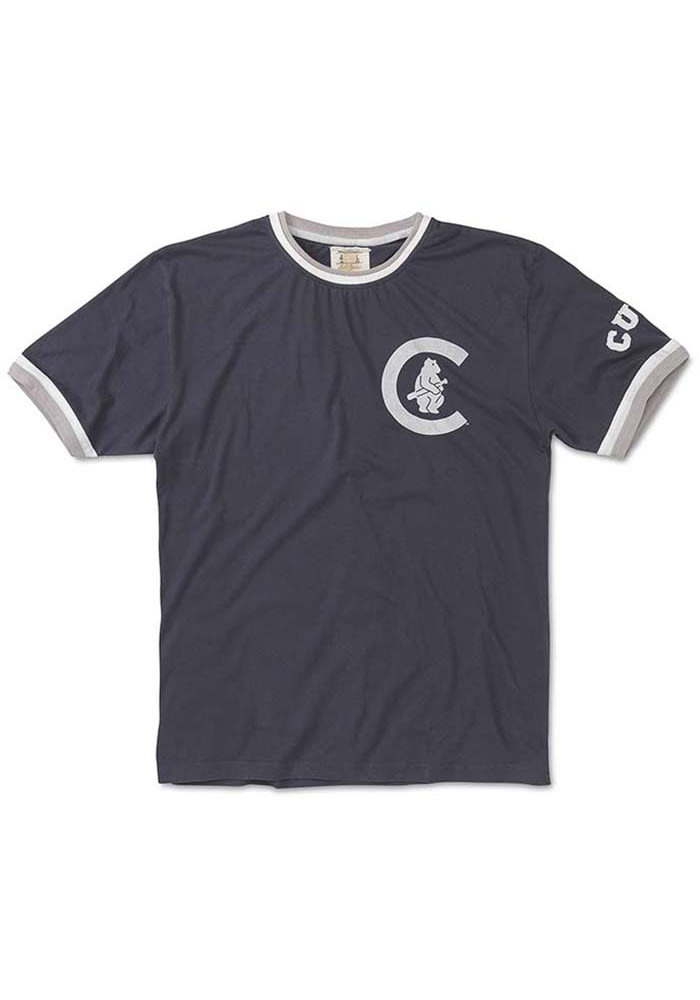 Chicago Cubs Navy Blue Remote Control Short Sleeve Fashion T Shirt