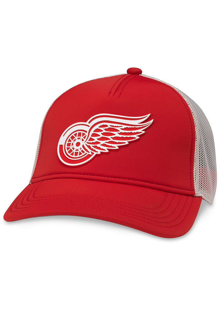 Detroit Red Wings Riptide Valin Trucker Adjustable Hat - Red
