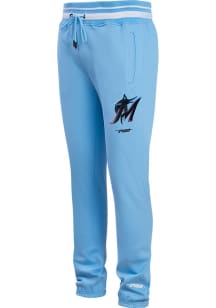 Pro Standard Miami Marlins Mens Light Blue Script Tail Sweatpants