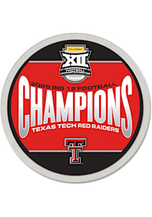 Texas Tech Red Raiders Souvenir 2025 Big 12 Champions Pin - White