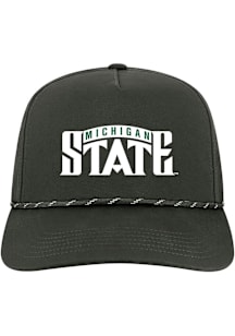 Michigan State Spartans Caddy Vault Wordmark Adjustable Hat - Black